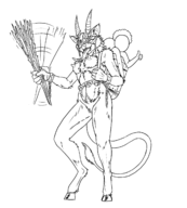 artist:dbaru artist:redout ibis krampus necropolis nude parody // 1504x1668 // 395KB