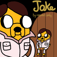 adventure_time album_art artist:bluejr jake_the_dog parody // 800x800 // 113KB