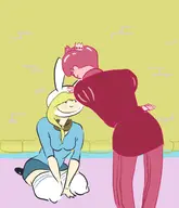 adventure_time artist:twat fionna_campbell prince_gumball // 864x1008 // 96KB