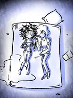 artist:arscomics i_can't_sleep nia original_character // 1223x1632 // 237KB