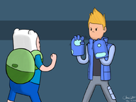 adventure_time bravest_warriors c_(artist) chris_kirkman crossovers finn_mertens // 1024x768 // 248KB