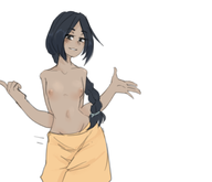 artist:goldennjoy personification spacetoon topless // 700x600 // 109KB