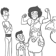 amethyst artist:terrible_the_drawfag charlie_kelly cosplay dennis_reynolds frank_reynolds garnet it's_always_sunny_in_philadelphia mac_mcdonald pearl steven_quartz_universe steven_universe sweet_dee_reynolds // 900x900 // 188KB