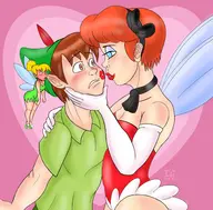 crossovers disney mgm peter_pan peter_pan_(series) red red_hot_riding_hood tinker_bell // 2339x2308 // 341KB