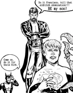 artist:turkenjamez batman crossovers dc franklin_richards hernan_guerra kirk_langstrom marvel superman // 1063x1341 // 618KB