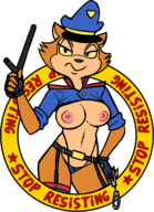artist:flaminhotcheatoes artist:redout caturday pamela_bondani patrol_03 topless // 1121x1546 // 617KB