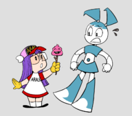 arale_norimaki crossovers dr_slump jenny_wakeman my_life_as_a_teenage_robot xj-9 // 1198x1054 // 208KB