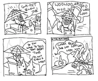 aku comics demongo gunshow parody samurai_jack scaramouche // 1272x1052 // 300KB