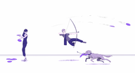 clint_barton hawkeye hawkguy kate_bishop marvel pizzadog scribblehatch // 1860x1018 // 192KB