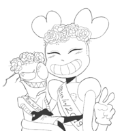 crossdressing crossovers invader_zim ms._co_2019 spinel steven_universe zim // 1399x1499 // 346KB