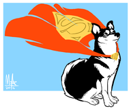 artist:bigmsaxon cosplay dc krypto // 1891x1600 // 334KB