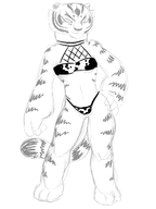 artist:cerebropodrido cosplay kung_fu_panda master_tigress sayoko_bizen slut_girl // 1200x1600 // 471KB