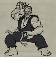 akuma capcom conquest cosplay image invincible street_fighter // 1087x1106 // 1.3MB