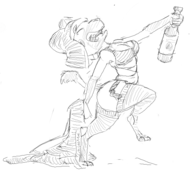 artist:zokva caturday mary_moonshine poppy_o'possum // 510x478 // 50KB