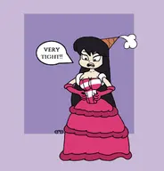 artist:eme baroness_von_bon_bon black_strategy cosplay cuphead_(series) hue_troop ok_ko!_let's_be_heroes // 634x662 // 106KB