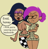 artist:machue enid_mettle machue ok_ko!_let's_be_heroes virgin_killer_sweater wilhamena_mettle // 862x882 // 333KB