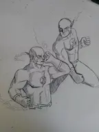 artist:5h1ft barry_allen dc flash pollux // 1536x2048 // 754KB