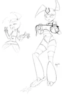 ahegao artist:dogma jenny_wakeman my_life_as_a_teenage_robot vexj9 xj-9 // 2243x2866 // 446KB