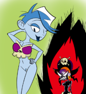 artist:fours bottomless crossovers ghoul_school phantasma risky_boots scooby-doo shantae_(series) topless // 750x815 // 234KB