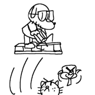 dog_man dog_man_(series) petey_the_cat // 800x800 // 18KB