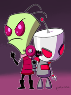 futiniano gir invader_zim zim // 1036x1377 // 347KB