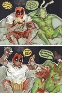ambush_bug artist:boo comics crossovers dc deadpool marvel // 520x780 // 423KB