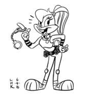 artist:lhk cosplay judy_hopps lola_bunny looney_tunes the_looney_tunes_show zootopia // 700x800 // 92KB