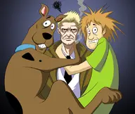 crossovers dc hellblazer john_constantine scooby scooby-doo shaggy_rogers // 854x720 // 155KB