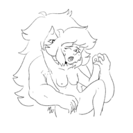 artist:milkshakewinne1 jasper lapis_lazuli nude // 2000x2000 // 511KB