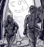 alex black_canary capcom crossovers dc goldfish-anon street_fighter // 885x944 // 273KB