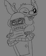 bender crossovers disney futurama lilo_and_stitch mr._colympus_2020 stitch // 704x841 // 109KB