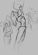 artist:dravotnogg batgirl dc kara_zor-el stephanie_brown supergirl // 1056x1520 // 396KB