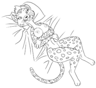 artist:redout caturday lenora_leopard llama_llama nude // 1262x1148 // 376KB