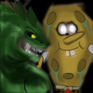 crossovers godzilla godzilla_(series) mr._colympus_2022 spongebob_squarepants spongebob_squarepants_(series) // 1280x1280 // 1.7MB