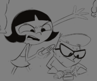 artist:spakka5 dexter dexter's_laboratory lee_lee pregnancy_test // 786x655 // 180KB