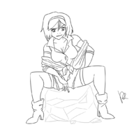 avatar:_the_last_airbender cosplay cowboy_bebop faye_valentine korra the_legend_of_korra // 1042x1042 // 244KB