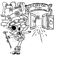 artist:itakino maggie_pesky the_buzz_on_maggie // 749x746 // 40KB