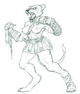 artist:redout bestiamorph_ravener caturday catwoman dc parody selina_kyle topless // 627x734 // 196KB