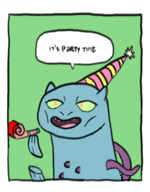 adventure_time demon_cat nedroid parody // 374x479 // 100KB