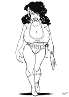 artist:van body_bags dark_horse dirty_pair fusion kei panda_delgado // 707x1000 // 169KB