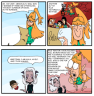 callum comics crossovers elf elf_comic foster's_home_for_imaginary_friends goo jackie_chan_adventures jade_chan ms._co_2025 phineas_and_ferb rayla stacy_hirano the_dragon_prince // 2004x2049 // 322KB