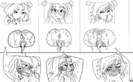 ahegao artist:noche-doobles aunt_cass big_hero_6 glory_hole go-go_tomago honey_lemon marvel nude // 1111x688 // 356KB