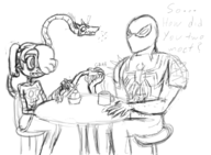 crossovers flash_thompson leviathan marvel skullgirls squigly venom // 619x456 // 146KB