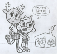 artist:seabthevortian chi_chi gumball_watterson original_character penny_fitzgerald the_amazing_world_of_gumball // 1156x1087 // 1.7MB