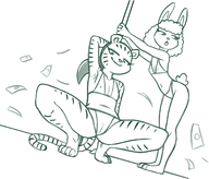 artist:redout caturday coney_dewclaw kevin_and_kell lin_lee pole_dancing presenting // 1368x1171 // 530KB