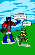 bumblebee optimus_prime parody sonichu transformers // 450x702 // 29KB