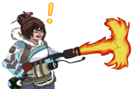 hank_scorpio mei overwatch parody the_simpsons // 1483x1007 // 604KB