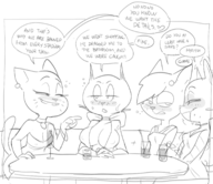 artist:dbaru caturday crossovers delia fran litterbox_comics mother_puss murphy_and_mitzi nicole_watterson the_amazing_world_of_gumball the_complex_adventures_of_eddie_puss // 1749x1516 // 986KB