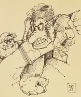 artist:pissed_off_fat_guy ben_grimm crossovers donkey_kong fantastic_four marvel thing // 1685x1996 // 1.6MB