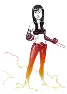 april_ludgate artist:regourso laura_kinney marvel parks_and_recreation x-23 x-men // 712x1000 // 160KB